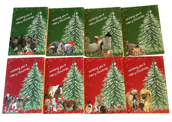 Animal Antiks Christmas Cards - Trees designs (Pack of 8) (Copy)