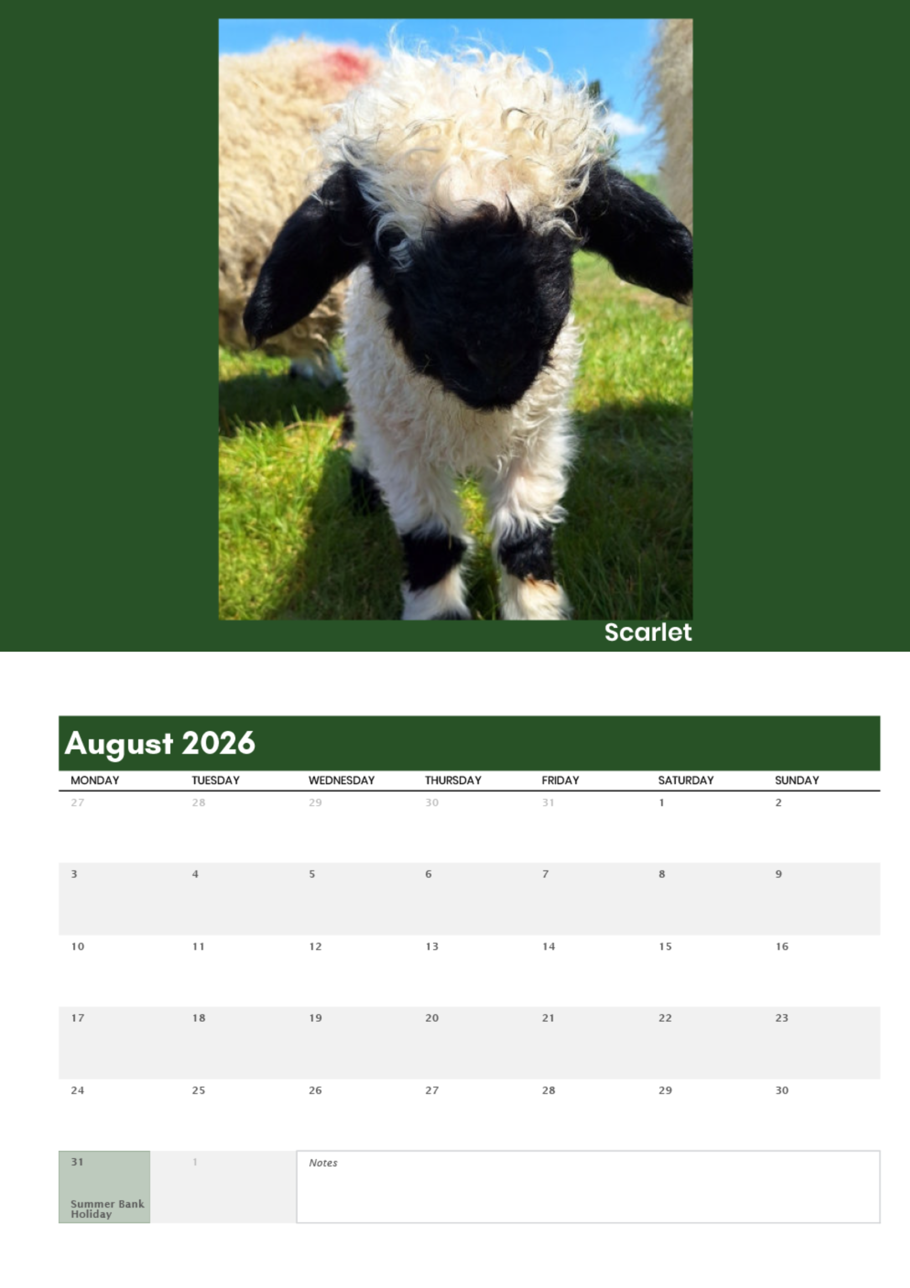 Animal Antiks 2026 Calendar - Image 2
